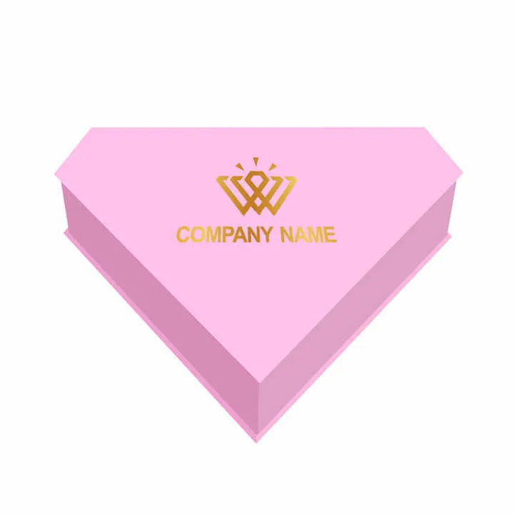 صناديق هدايا على شكل شعار مخصص لعطر . Custom Logo Gift Boxes for Perfume Eyelashes Nail Art