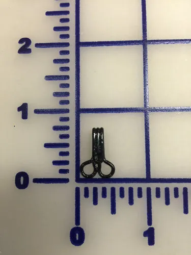 #6 European-Style Hooks Black