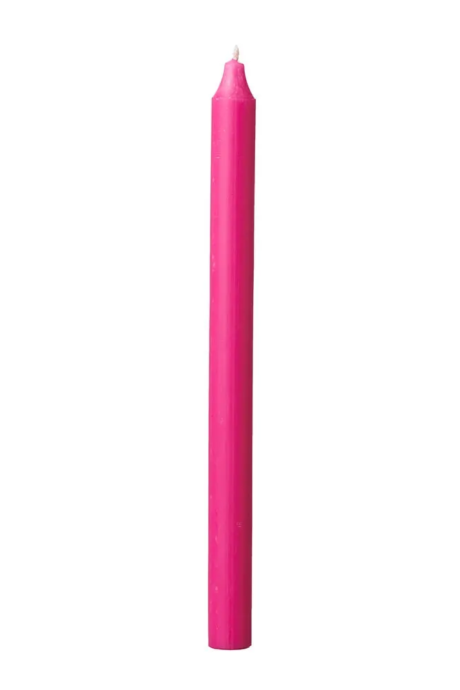 Beautiful Dinner Candle - Hot Pink