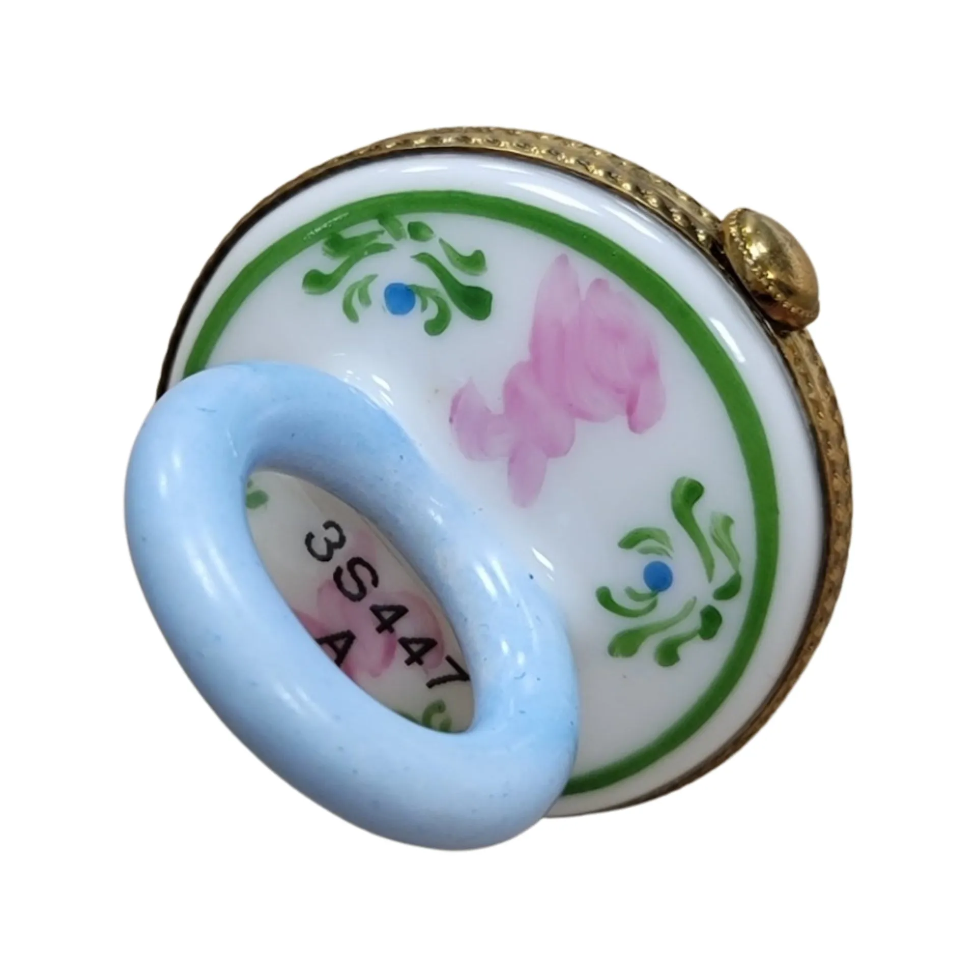 Blue Pacifier w Rabbits for Baby