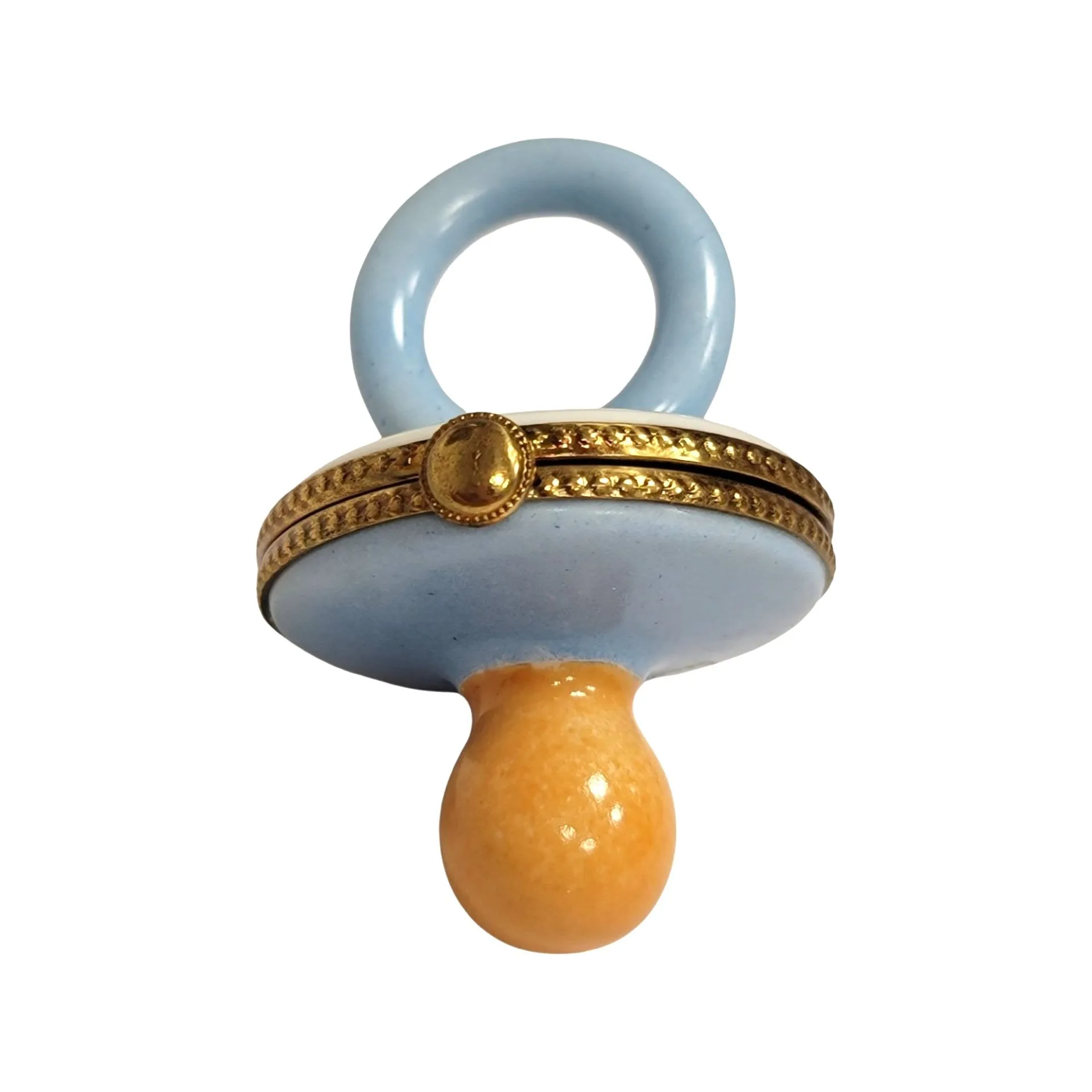 Blue Pacifier w Rabbits for Baby