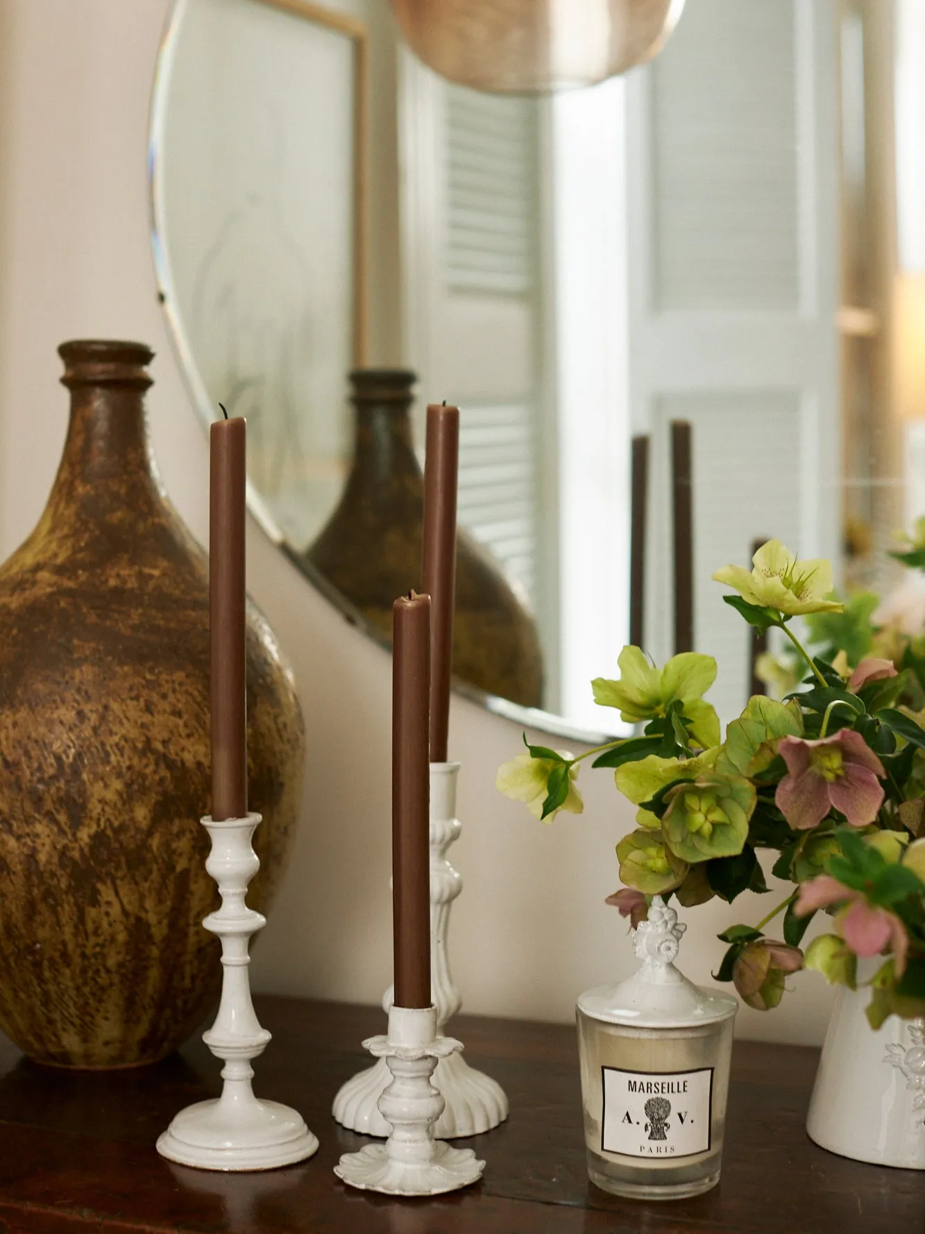 Bouquet Candle Top (for glass candle)