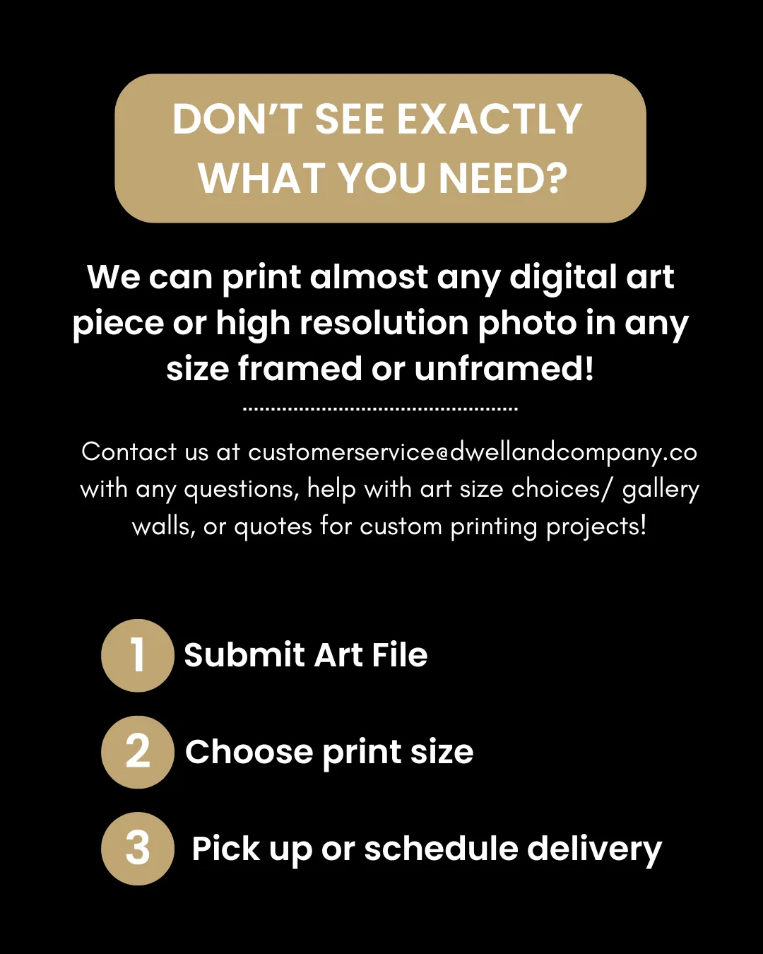 Centered Custom Art
