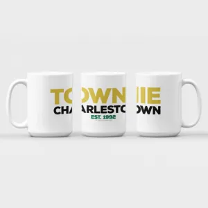 City on a Hill Charlestown Townie White Mug