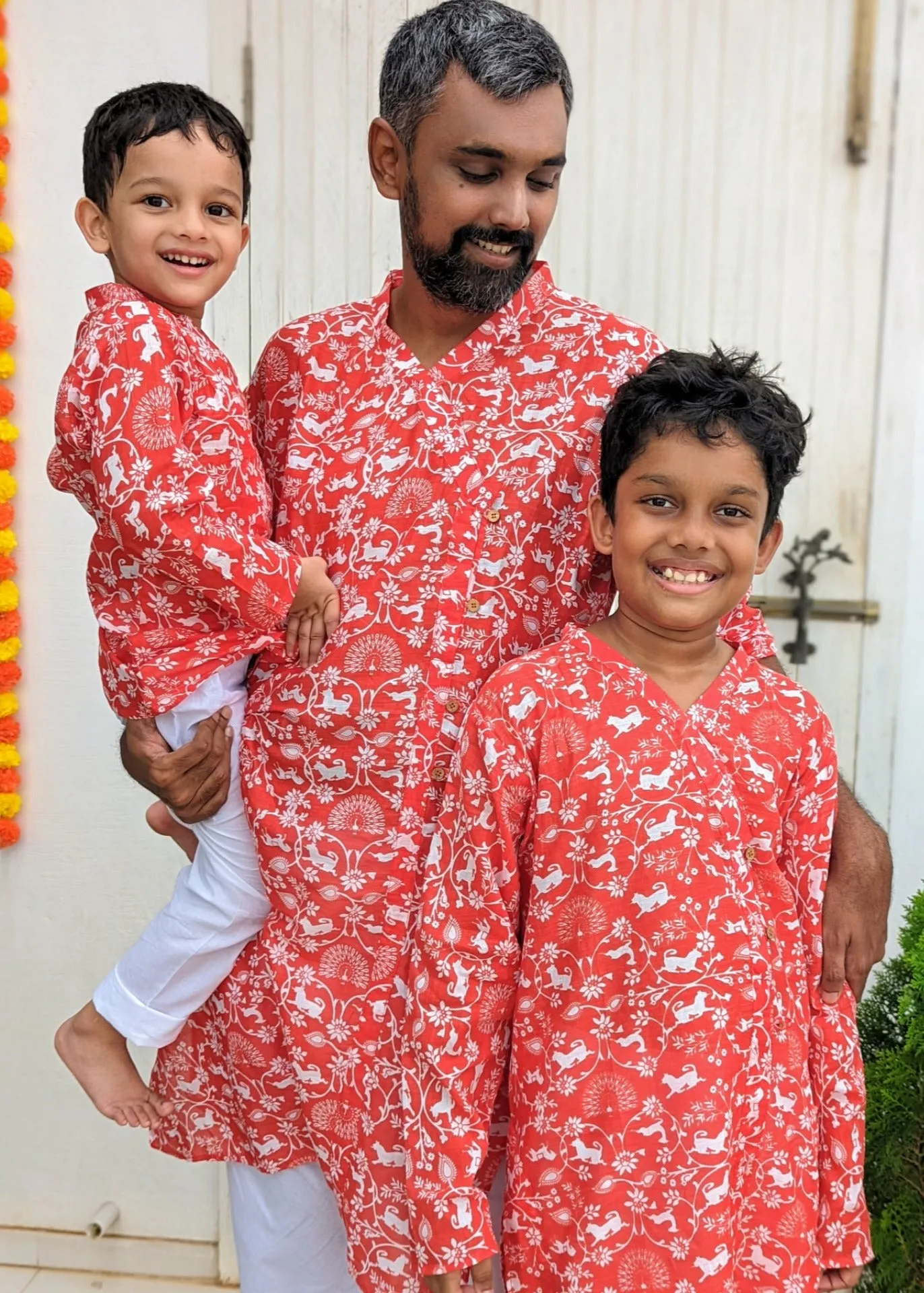 Cotton Angrakha Style Men's Kurta | Shikargah