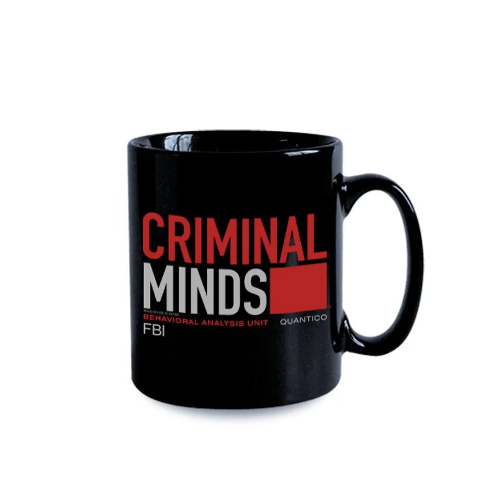 Criminal Minds BAU Quantico 11 oz Black Mug