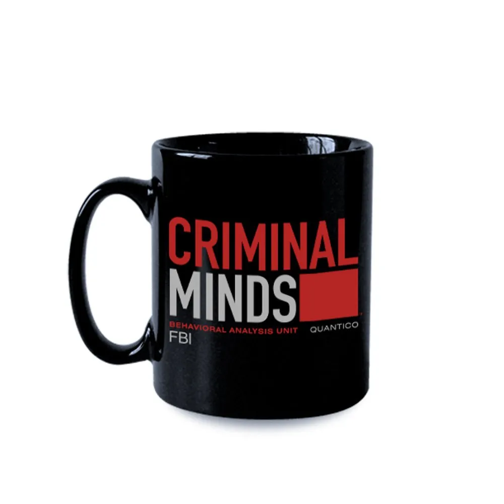 Criminal Minds BAU Quantico 11 oz Black Mug