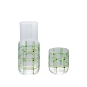Glass Carafe W/ Drinking Glass