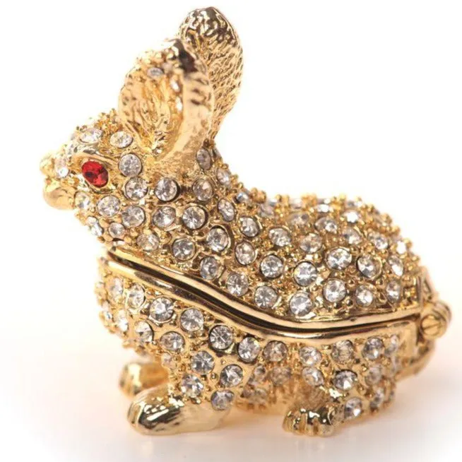 Golden Rabbit with Red Eyes