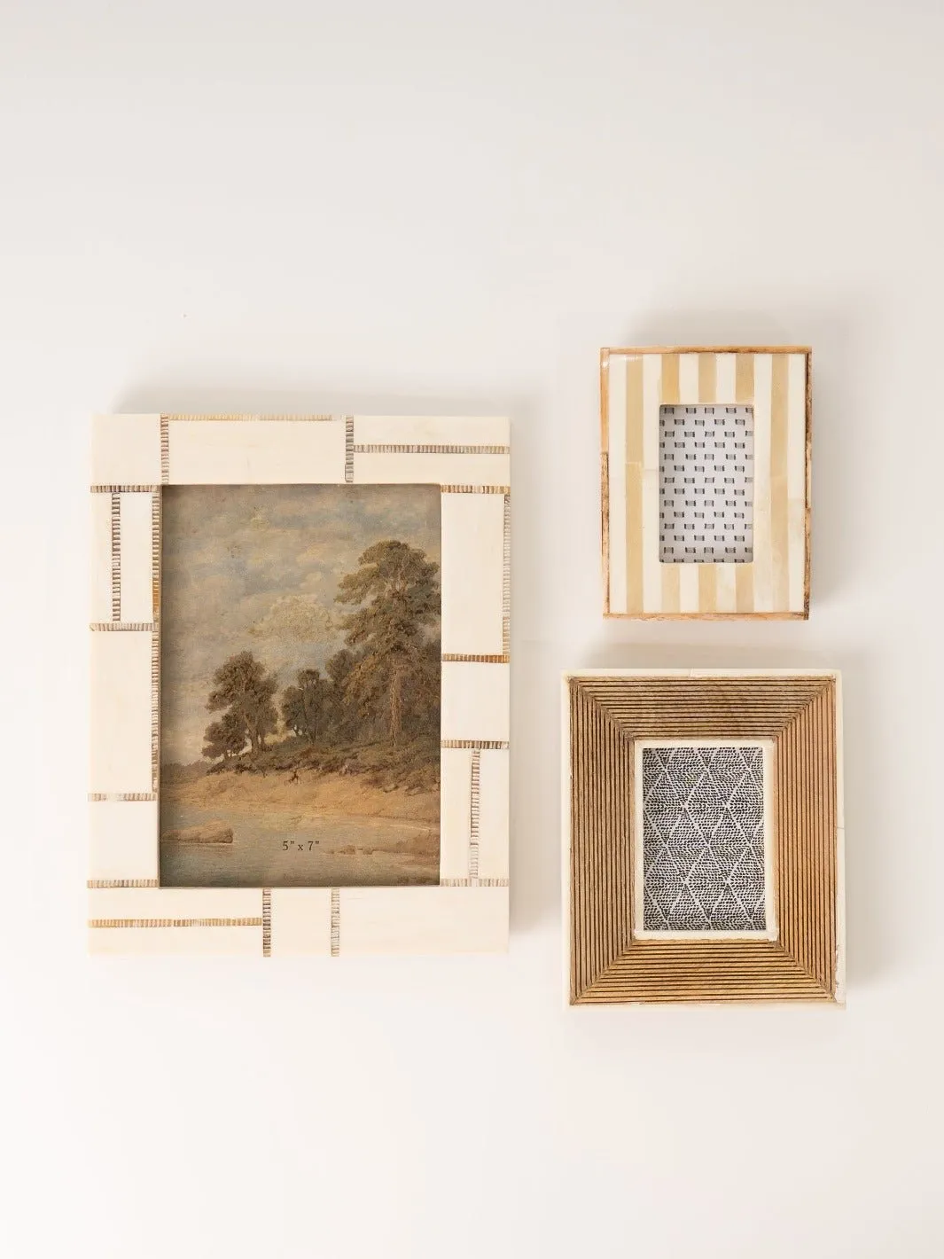 Handmade Two-Tone Picture Frame