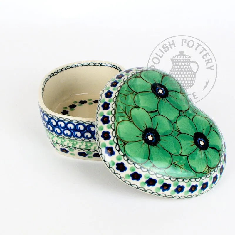 Heart Box - Polish Pottery UNIKAT