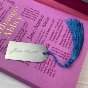 Jane Austen Bookmark - Silhouette & Signature Design | Exclusive Collection