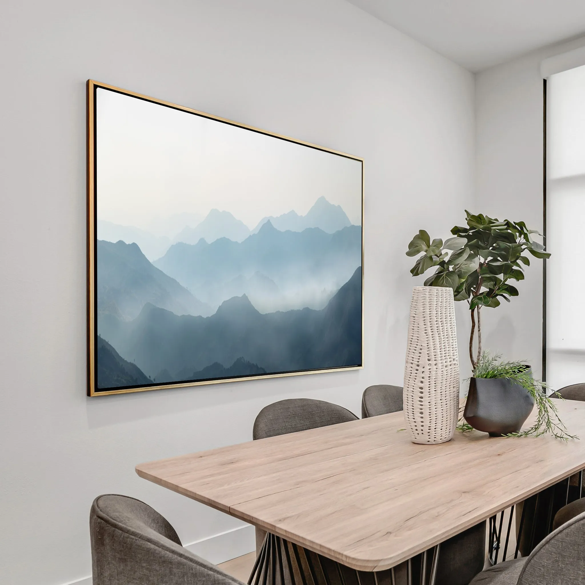 Misty Mountains Custom Art