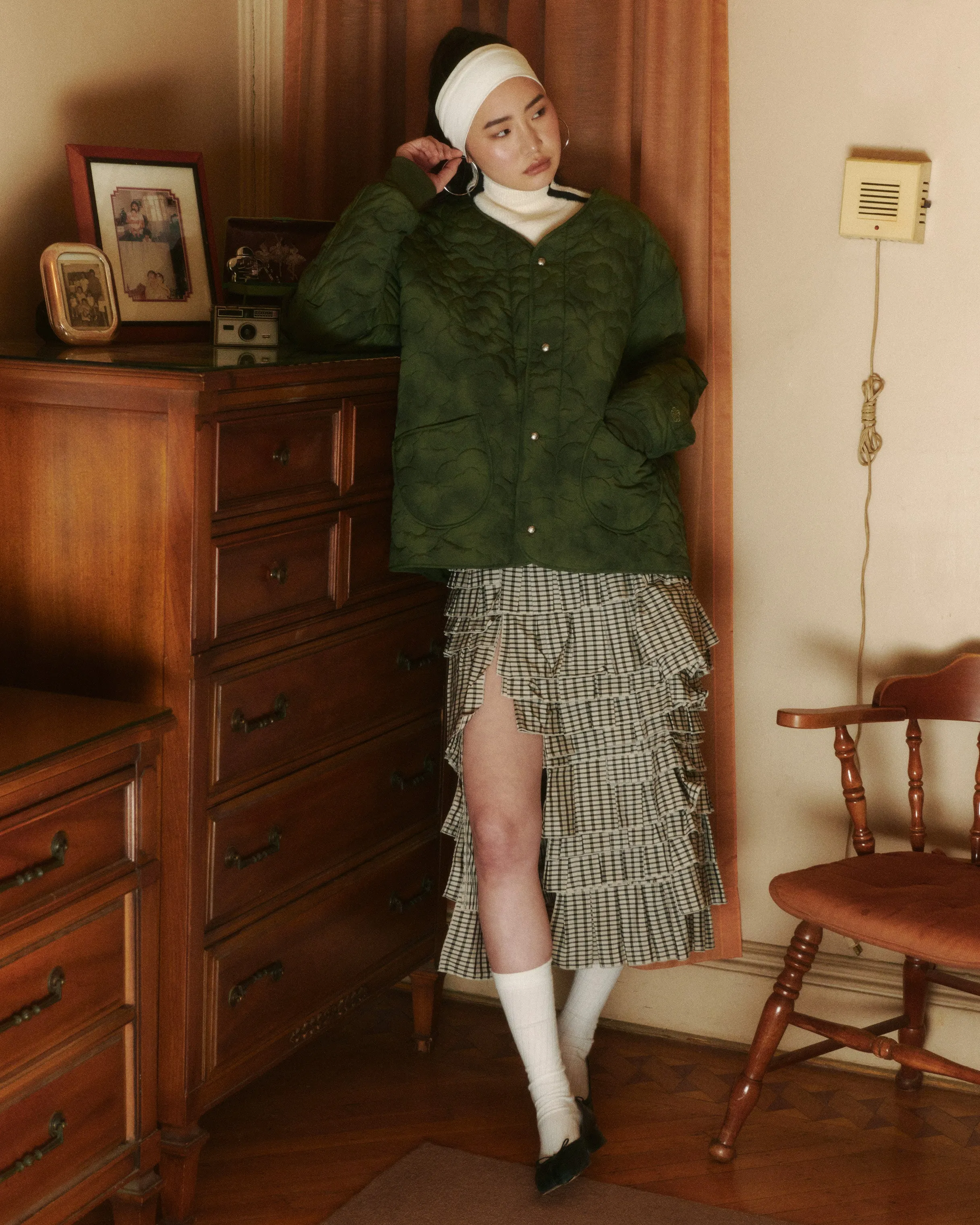MOCHI QUILTED MILITARY LINER
