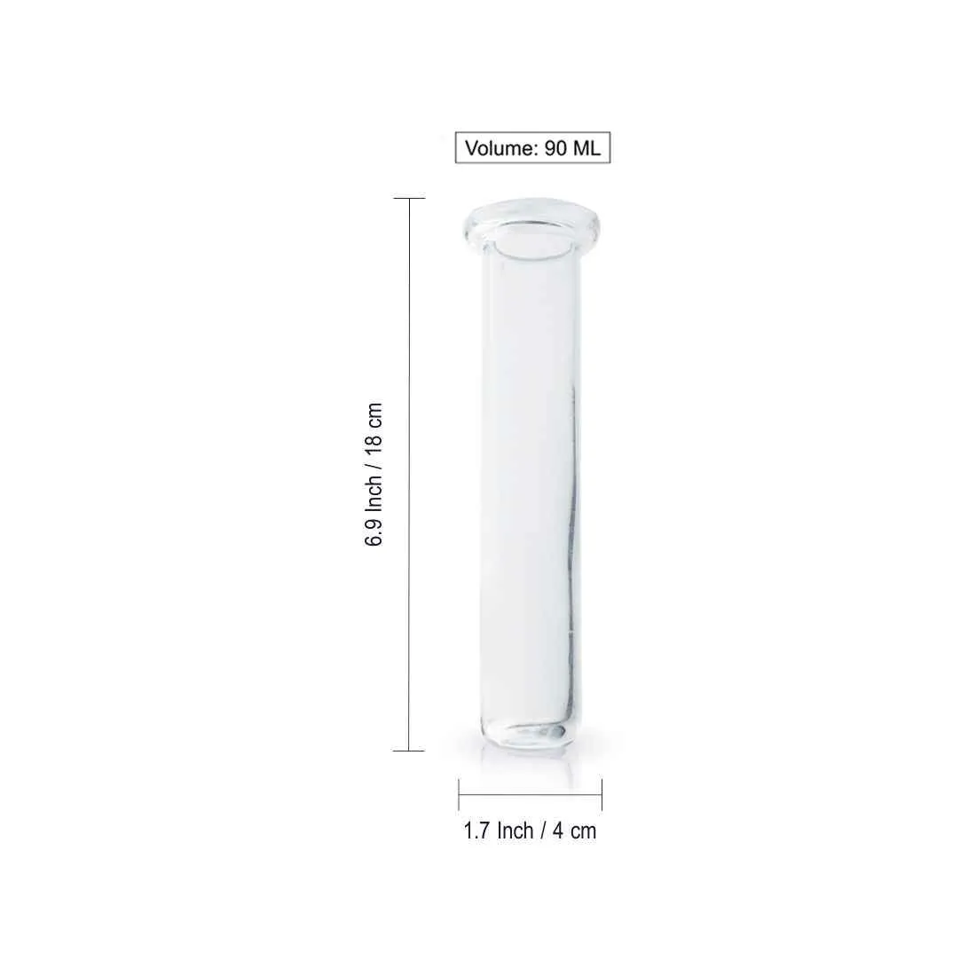 Modern Glass Garden' Test Tube Wall Planter/Vases (25.4 cm | Golden)