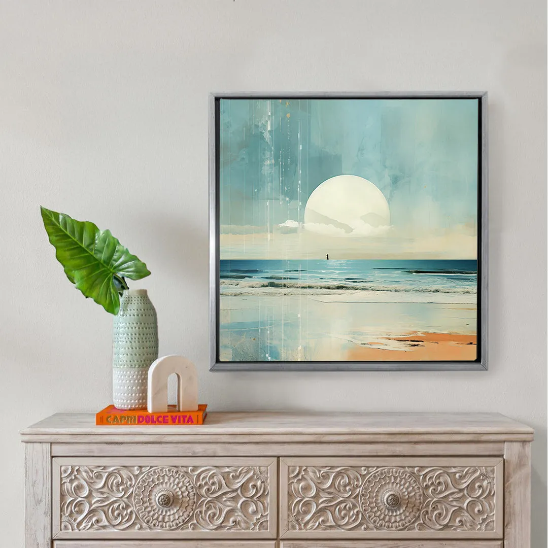 Moon Surfing Custom Art