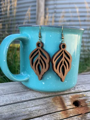 Organic Leaf Earings