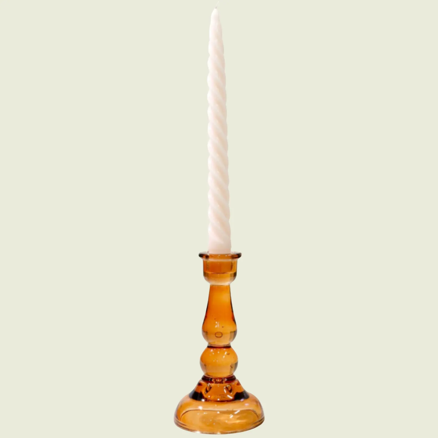 Tall Glass Taper Holder