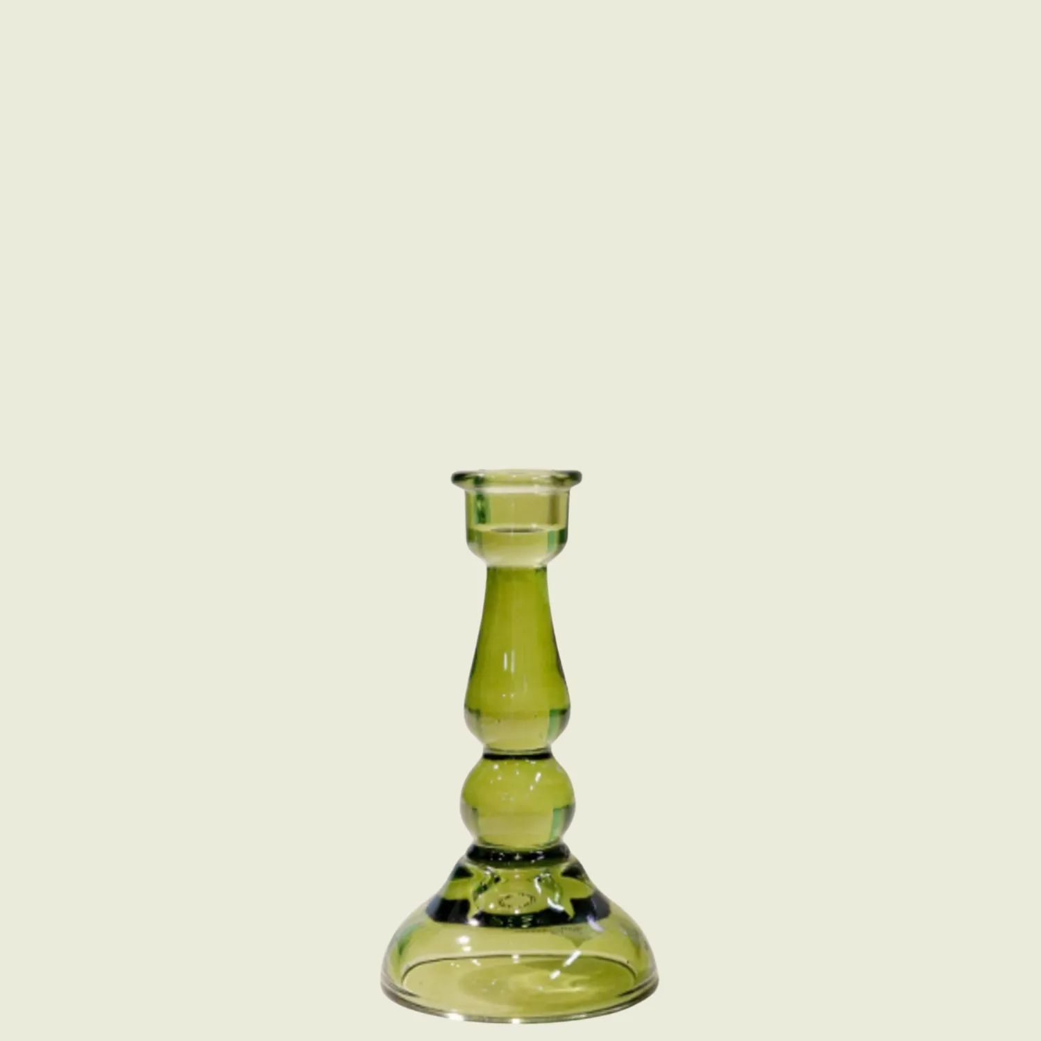 Tall Glass Taper Holder