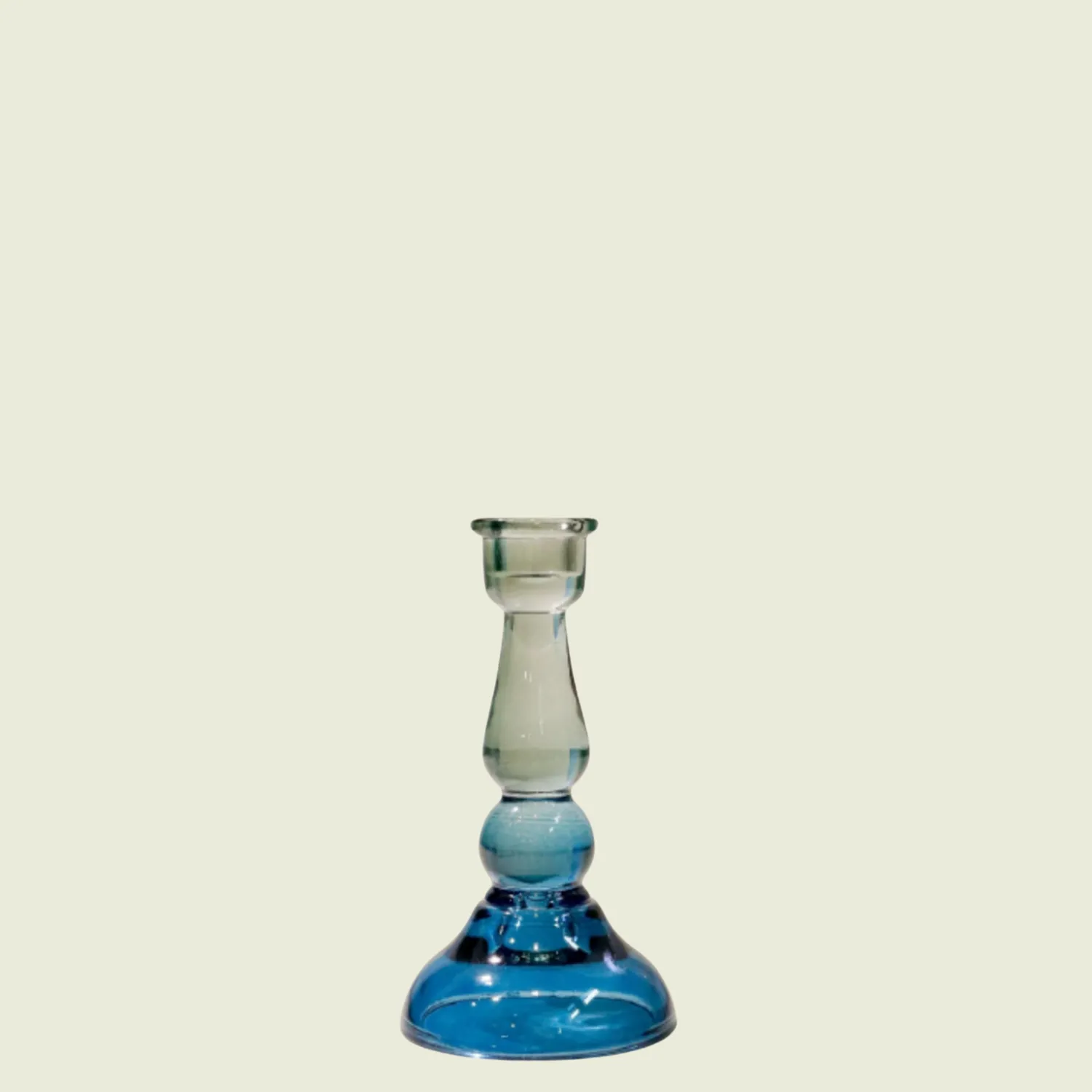 Tall Glass Taper Holder