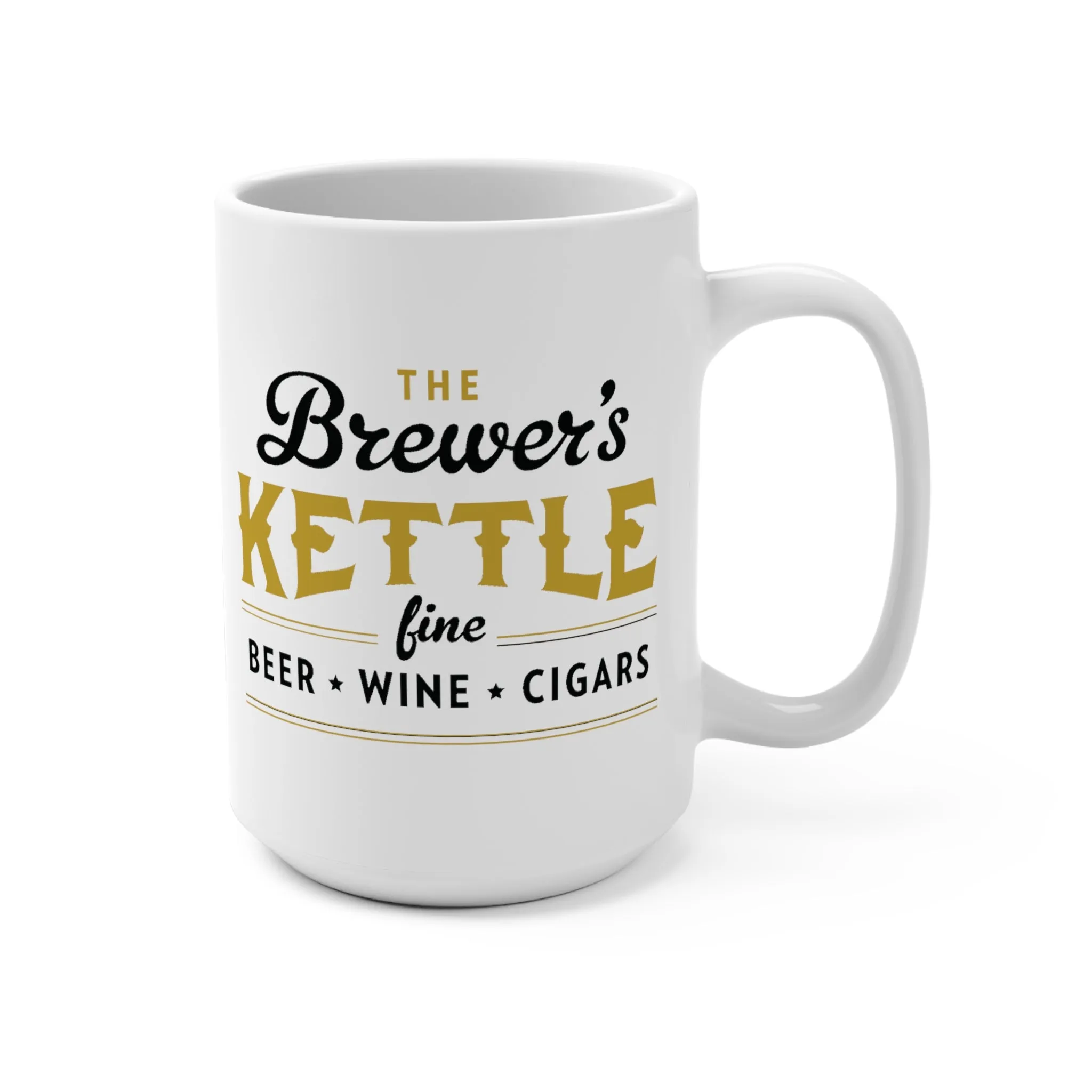 The Brewers Kettle Ceramic Coffee Cup Mug 15oz - Reefmonkey
