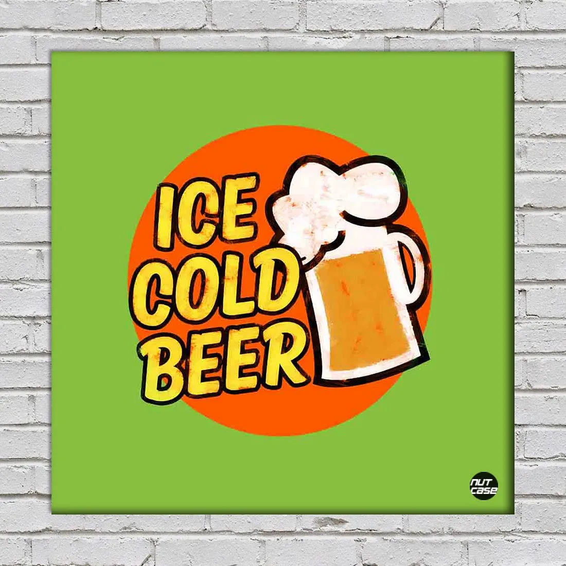 Wall Art Decor Panel For Home - Ice Cold Beer